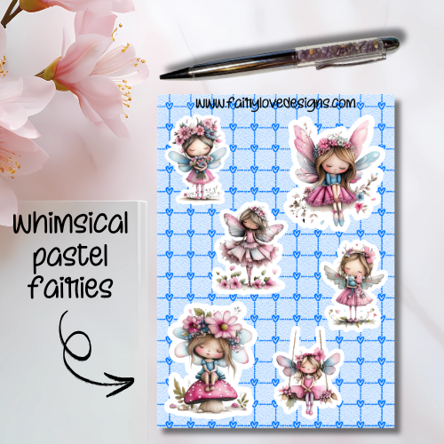 Whimsical Pastel Fairies