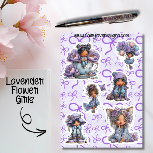 Lavender Flower Girls