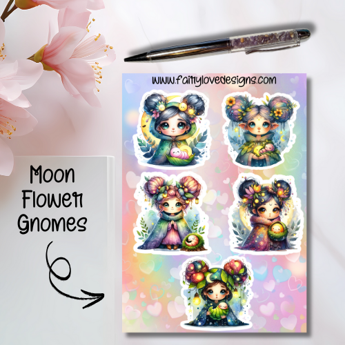 Moon Flower Gnomes