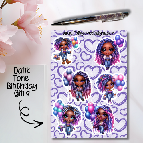 Dark Tone Birthday Girls