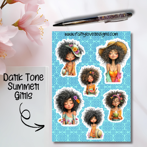 Dark Tone Summer Girls