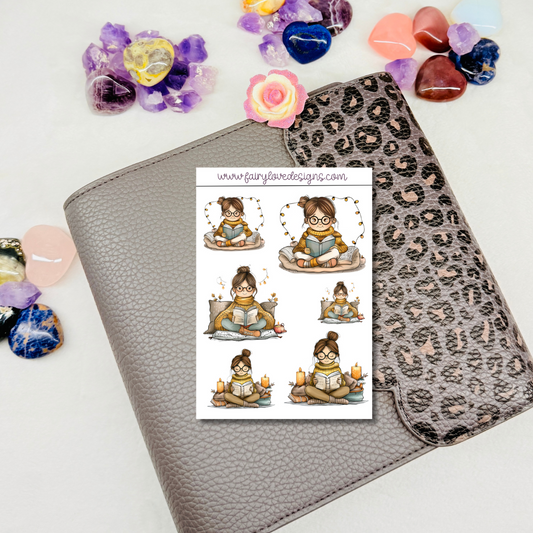 Fall Book Lover - Pocket Buddy Size