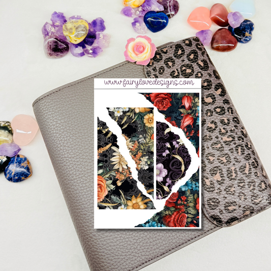 Goth Flower Washi Kit