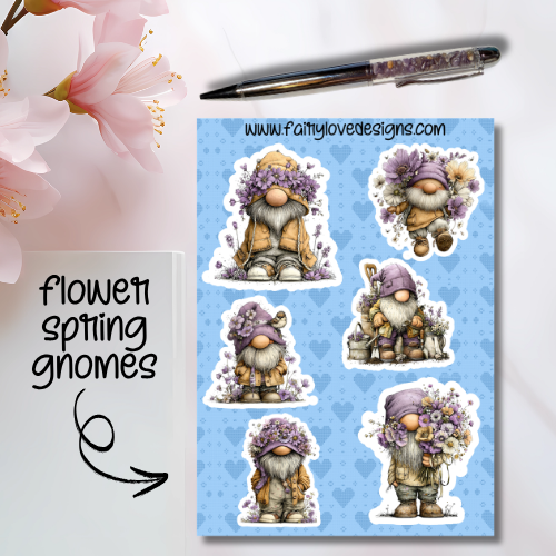 Flower Spring Gnomes
