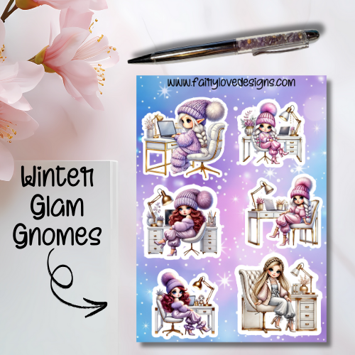 Winter Glam Gnomes