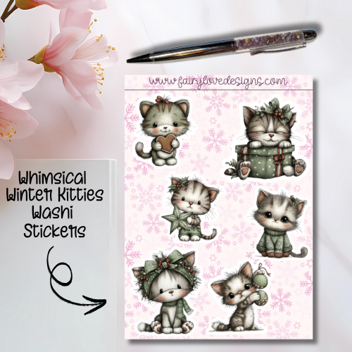Whimsical Winter Kitties