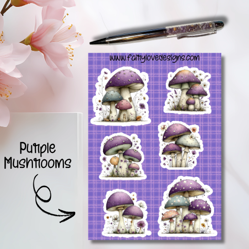Purple Mushrooms