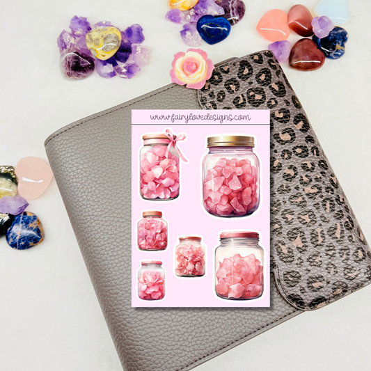 Rose Petal Jars