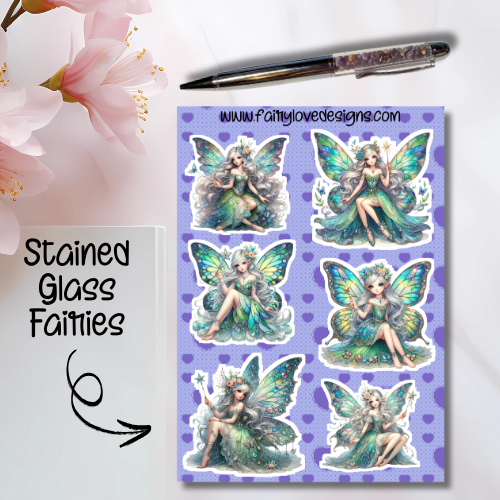 Stained Glass Fairies