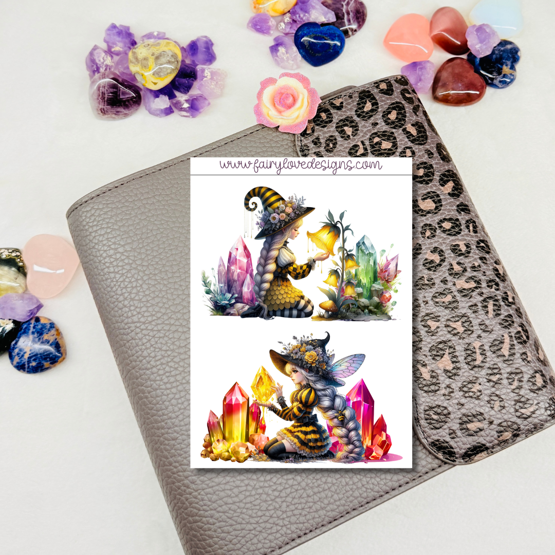 Crystal Bee Gnomes