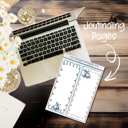 Polar Bear Journaling Pages