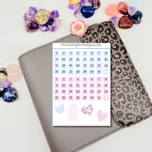 Pastel Monthly - pocket buddy size