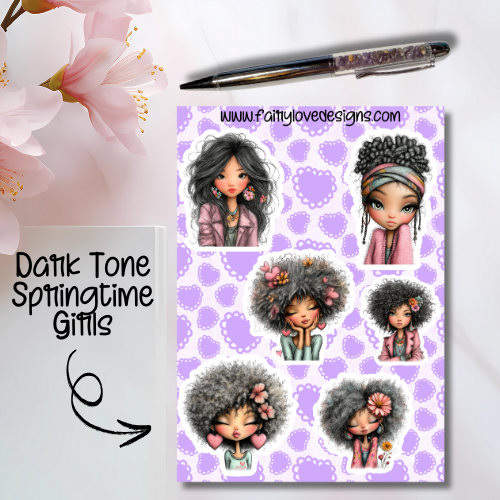 Dark Tone Springtime Girls