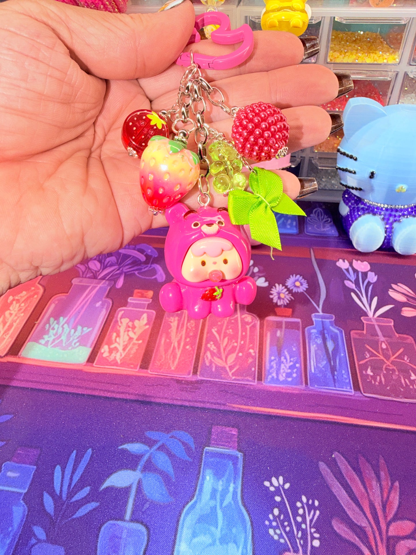 Kawaii Bear Junk Keychain