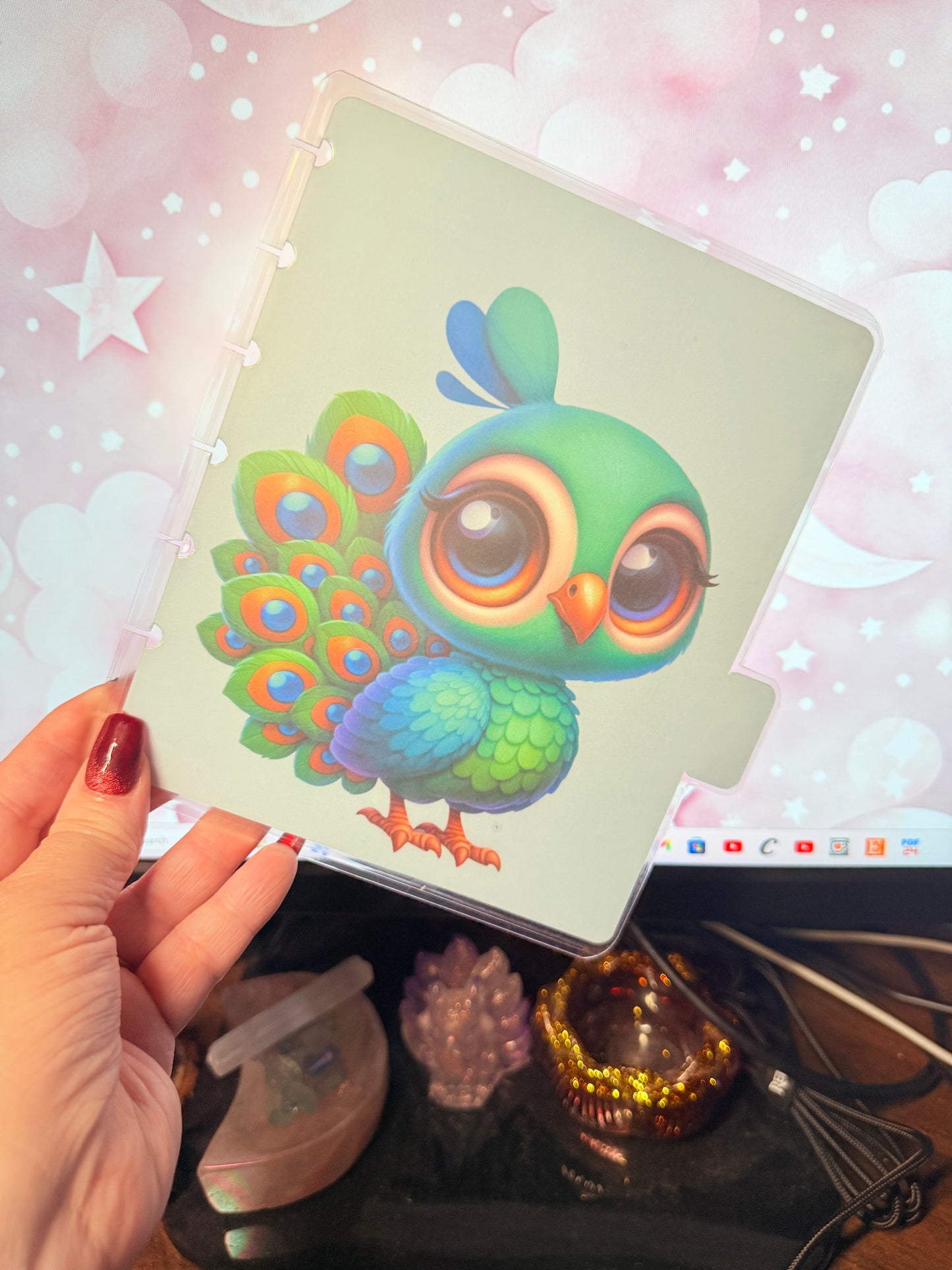 Baby Peacock B6 Disc Bound