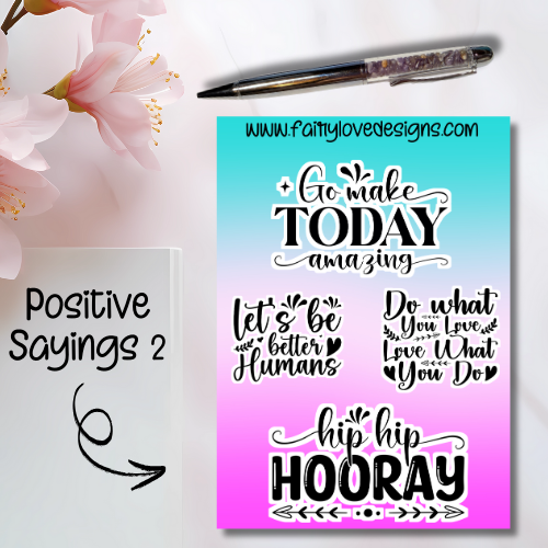 Positive Sayings 2