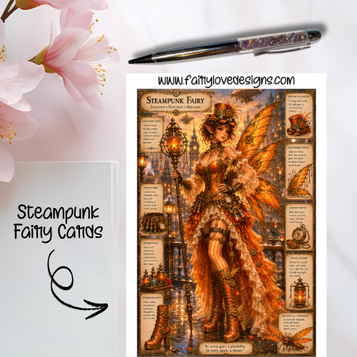 Standing Steampunk Fairy Cards