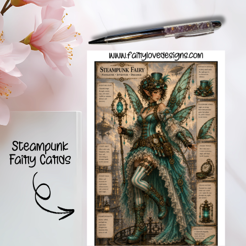 Standing Steampunk Fairy Cards