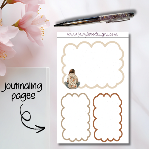 Winter Girls Journalling Pages