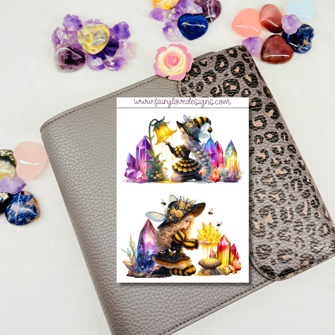 Crystal Bee Gnomes