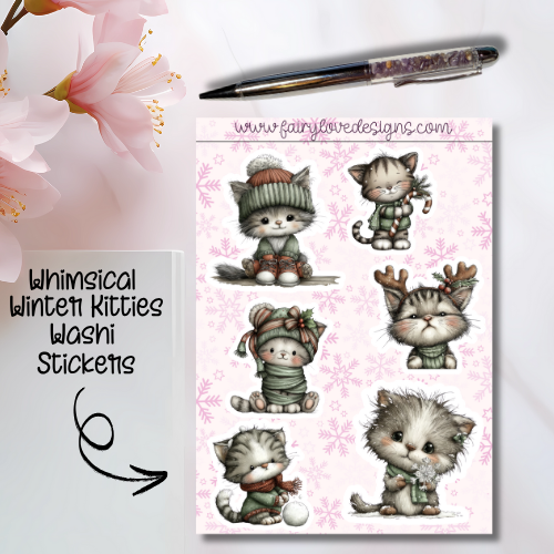 Whimsical Winter Kitties