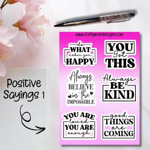 Positive Sayings 1
