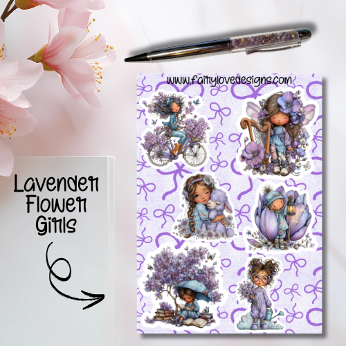 Lavender Flower Girls