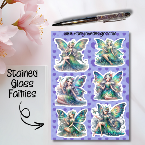 Stained Glass Fairies