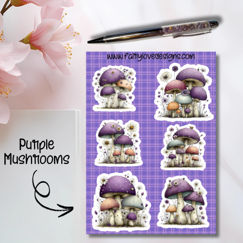 Purple Mushrooms