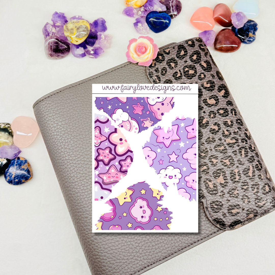 Kawaii Clouds Washi Kit