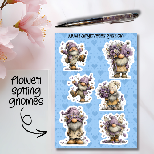 Flower Spring Gnomes