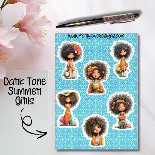 Dark Tone Summer Girls