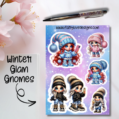 Winter Glam Gnomes