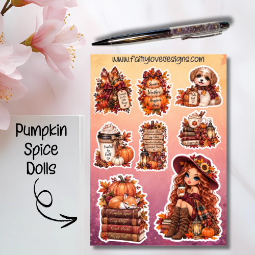 Pumpkin Spice Dolls