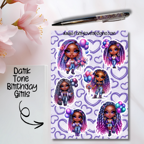 Dark Tone Birthday Girls