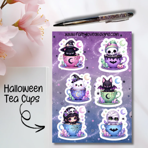 Halloween Tea Cups