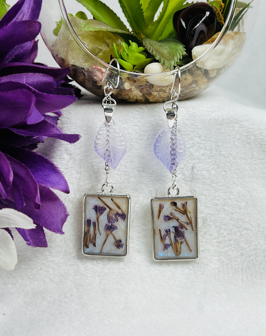 Forget Me Nots Dangle Earrings