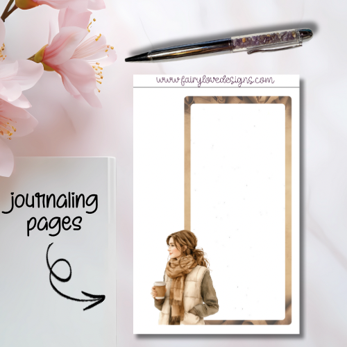 Winter Girls Journalling Pages