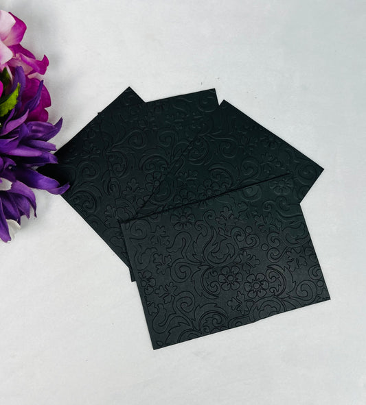 Floral design textured paper
