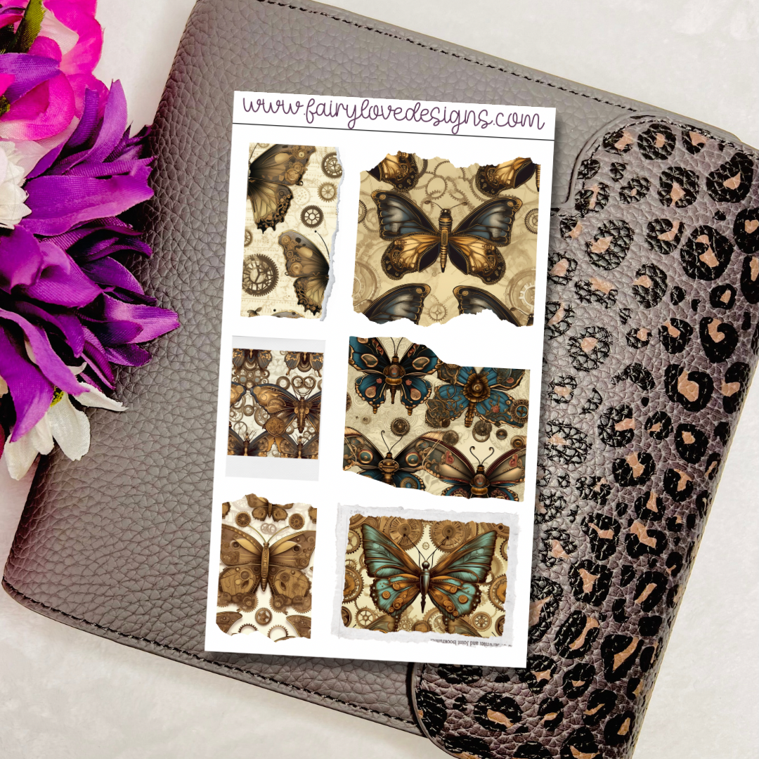 Butterfly Steampunk Journaling Kit
