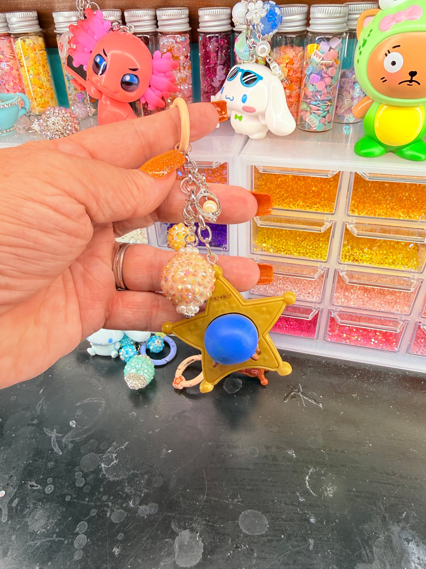 The Sheriff Junk Keychain