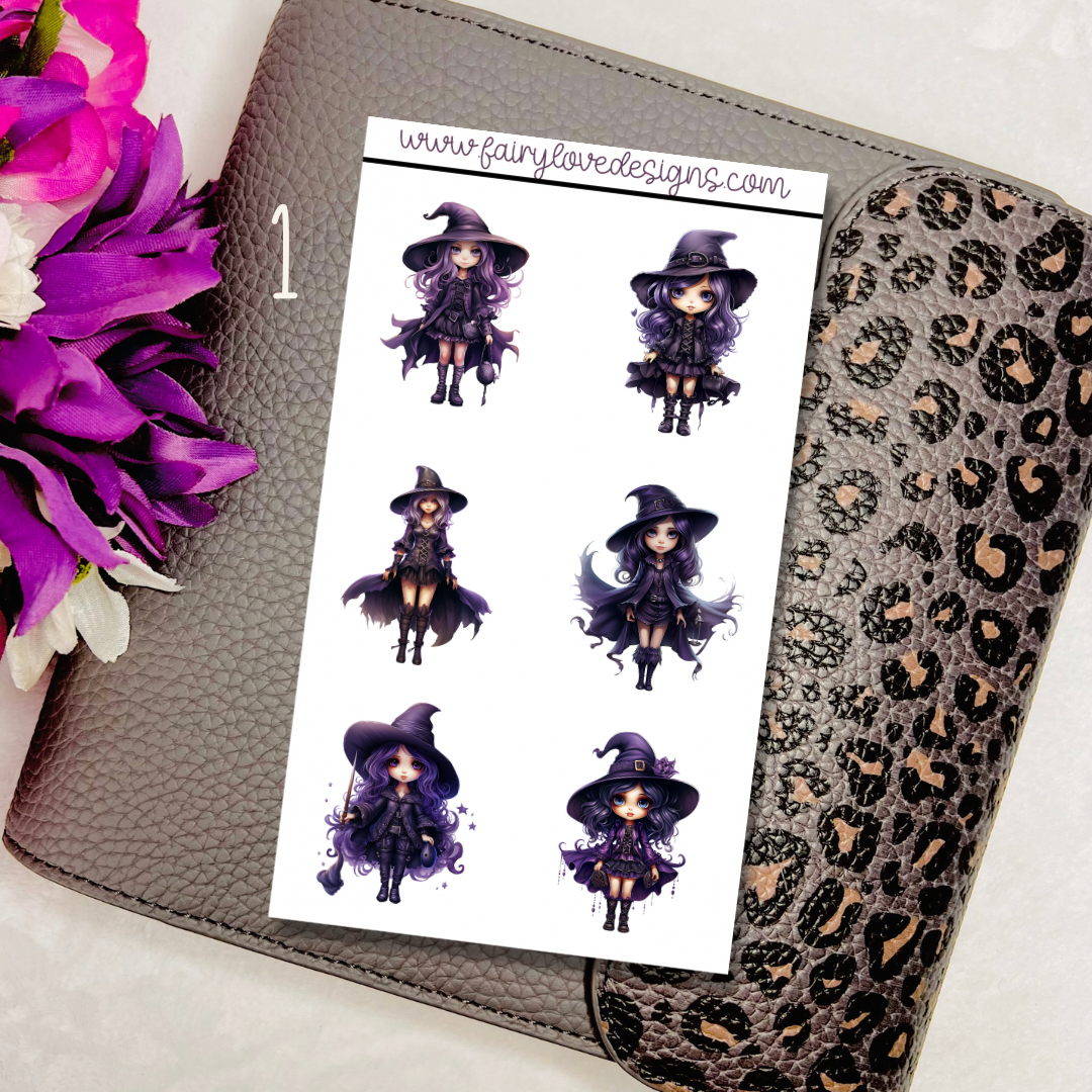Cute Witches Half Sheets