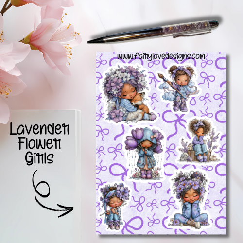 Lavender Flower Girls
