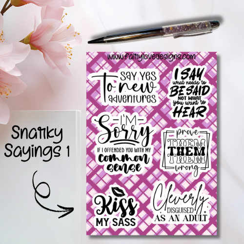 Snarky Sayings 1