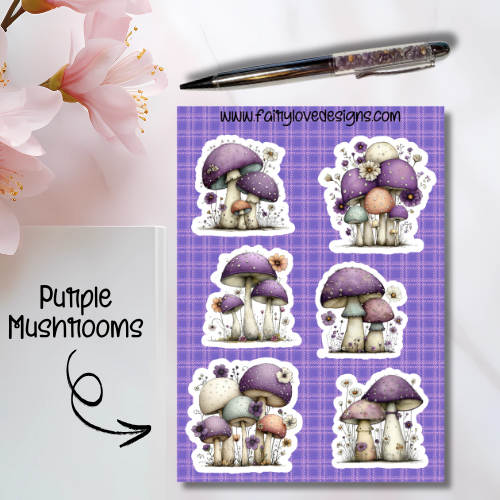 Purple Mushrooms