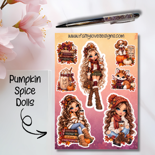 Pumpkin Spice Dolls