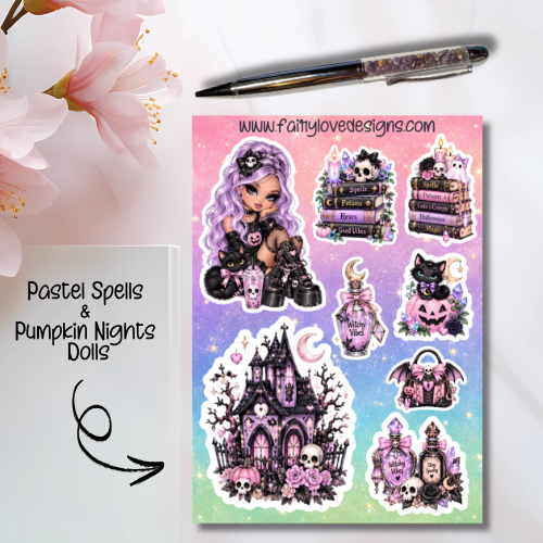 Pastel Spells and Pumpkin Nights Dolls