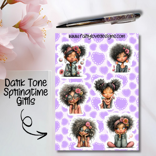 Dark Tone Springtime Girls