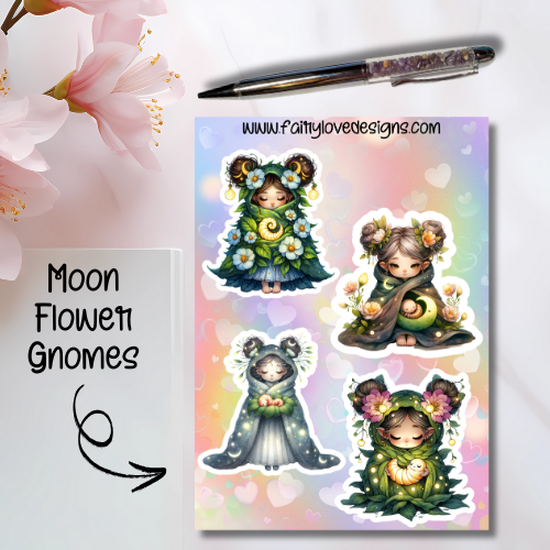 Moon Flower Gnomes