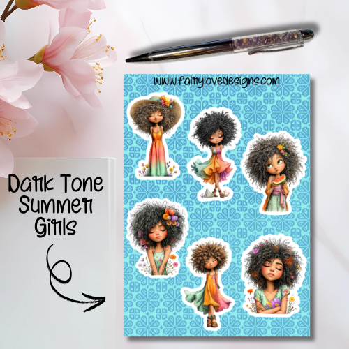 Dark Tone Summer Girls
